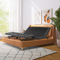 Adjustable Bed Base Built for Custom Comfort, 14 Inch Gel Memory Foam, Wireless Remote, Electric Frame
