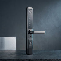 Fingerprint Double Two Side Waterproof Outdoor Smart Door Lock SUS Material for Slim Aluminum Swing Sliding Lock ,Long Lasting — Studio Shot