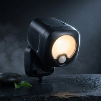 Smart Lighting Black Motion Activated Outdoor Integrated LED Spotlight Battery — Studio Shot